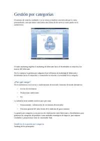 6. Gestion por categorias