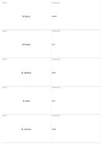 capitulo 5 vocab | SPAN  - Spanish Grammar