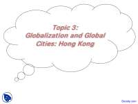 Globalization and Global - Introduction to Globalization Studies - Lecture Slides