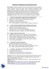 Side-effects of 9/11 on the Financial World: A Political Economic Analysis