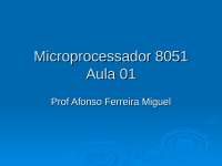 Introdução à Microcontroladores: Microcontrolador 8051 (MCS-51)
