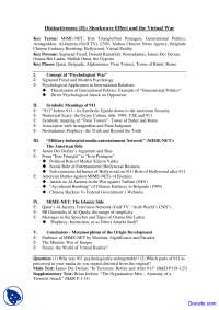 Psychological Impact & Symbolism of 9/11: Study on MIME-NET & Generational Politics