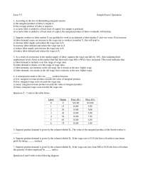 Diminishing Marginal - Labor Economics - Exam