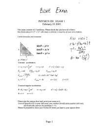 Coefficient of Kinetic Friction - General Physics - Solved Exam