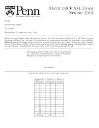 Electronic Devices - Linear Algebra - Exam