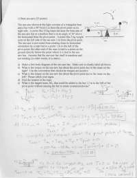 Physics Problems: See-Saw and Tank Draining