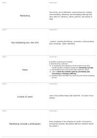 Marketing | MKTG  - Marketing Promotion