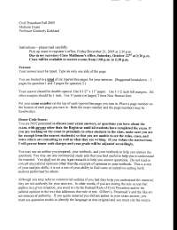 Fall 2005 Civil Procedure Exam: DWR's Breach of Contract Claim
