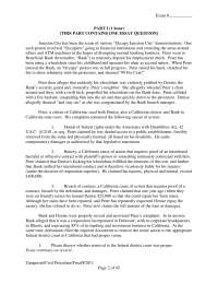 Civil Procedure Exam Essay: Americans with Disabilities Act and Removal to Federal Court
