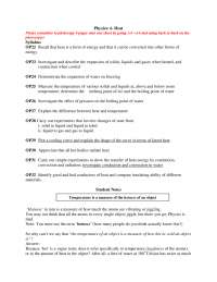 Heat - General Physics - Lecture Notes - Docsity