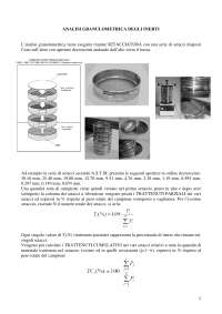ANALISI GRANULOMETRICA DEGLI INERTI parte I