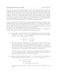 Intention - Introduction to Topology - Solved Exam