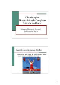 cinesiologia e biomecânica do complexo articular do ombro -   Larissa de souza