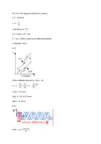 Diffraction Limited - Physics - Solved Past Exam - Docsity