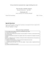Adjoint - Mathematics - Exam