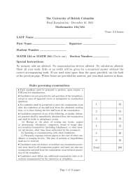 Compute - Mathematics - Exam