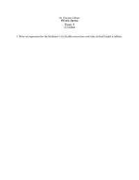 Double Convex Lens - Optics and Modern Physics - Past Paper
