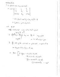Vector Field - Calculus Three - Solved Exam - Docsity