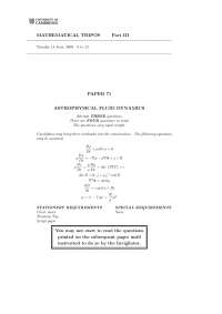 Astrophysical Fluid Dynamics: Plane Shock Waves and Stability of Interstellar Medium