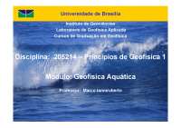 Geofisica Aquatica - Introdução