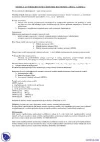 Modele autoregresyjne - Notatki - Ekonometria 