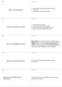 Understanding Stereotypes: Definition, Use, Harm, and Self-Fulfilling Prophecy