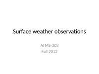 Understanding Synoptic Cyclones & Analyzing Weather Data - Prof. Jeffrey Frame