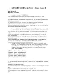 Questões parte i
