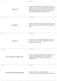 Exam 1, part 3 | COM 100 - Human Communication - Docsity
