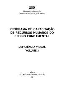  DEFICIÊNCIA VISUAL: soroban, orientação para a vida diária