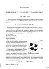 Rodzaje faz w stopach dwuskładnikowych - Notatki - Materiałoznastwo