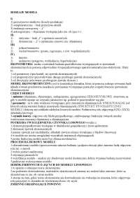 Rodzaje modeli - Notatki – Ekonometria