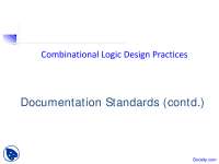 Design Practices - Introduction to Digital Systems - Lecture Slides ...
