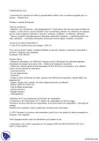 História e anestesia local - Apostilas - anestesiologia