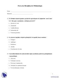 Objetiva - Apostilas - oftalmologia