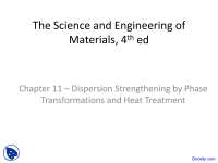 Heat Treatment - Material Science for Engineers - Lecture Slides