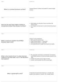 Atmospheric Pressure Systems and Wind Patterns