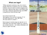Wireline Logging - Engineering Geology - Lecture Slides