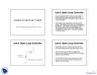 Open Loop Controller - Embedded System Design - Lecture Slides - Docsity
