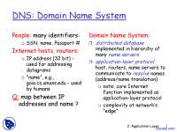 Domain Name System - Computer Networks - Lecture Slides - Docsity