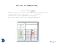 Bore Hole Image - Engineering Geology - Lecture Slides