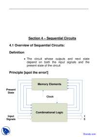 Arithmetic Logic Unit - Digital Circuits and Systems - Lecture Notes