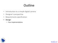 Designers Perspective - Embedded System Design - Lecture Slides