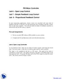 Motor Controller - Embedded System Design - Lab Notes