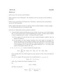 Laplace Transform - Signals and Systems - Exam | Exams Signals and ...