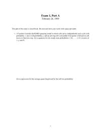 RARD Queueing - Design and Analysis of Switching Systems - Exam
