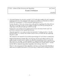 Minimum Spanning Tree - Advanced Data Structures and Algorithms - Solved Exam