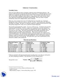 Toroidal Cores - RF and Microwave Engineering - Lecture Notes - Docsity