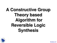 Constructive Group - Quantum Computing - Lecture Slides - Docsity