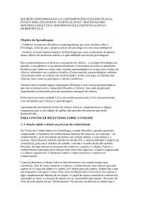 Fundamentos epistemológicos